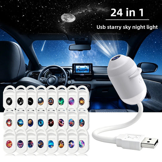 24-in-1 USB Starry Sky Projector Night Light